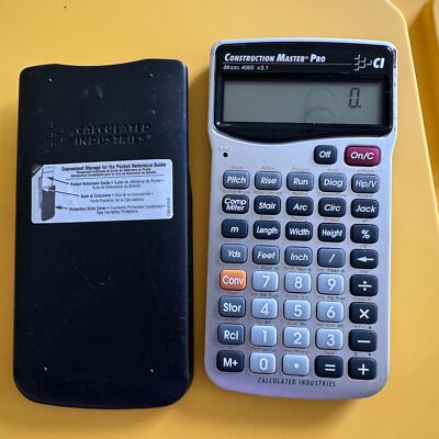 Calculated Industries Construction Master Pro Calculator Model 4065 V3.1