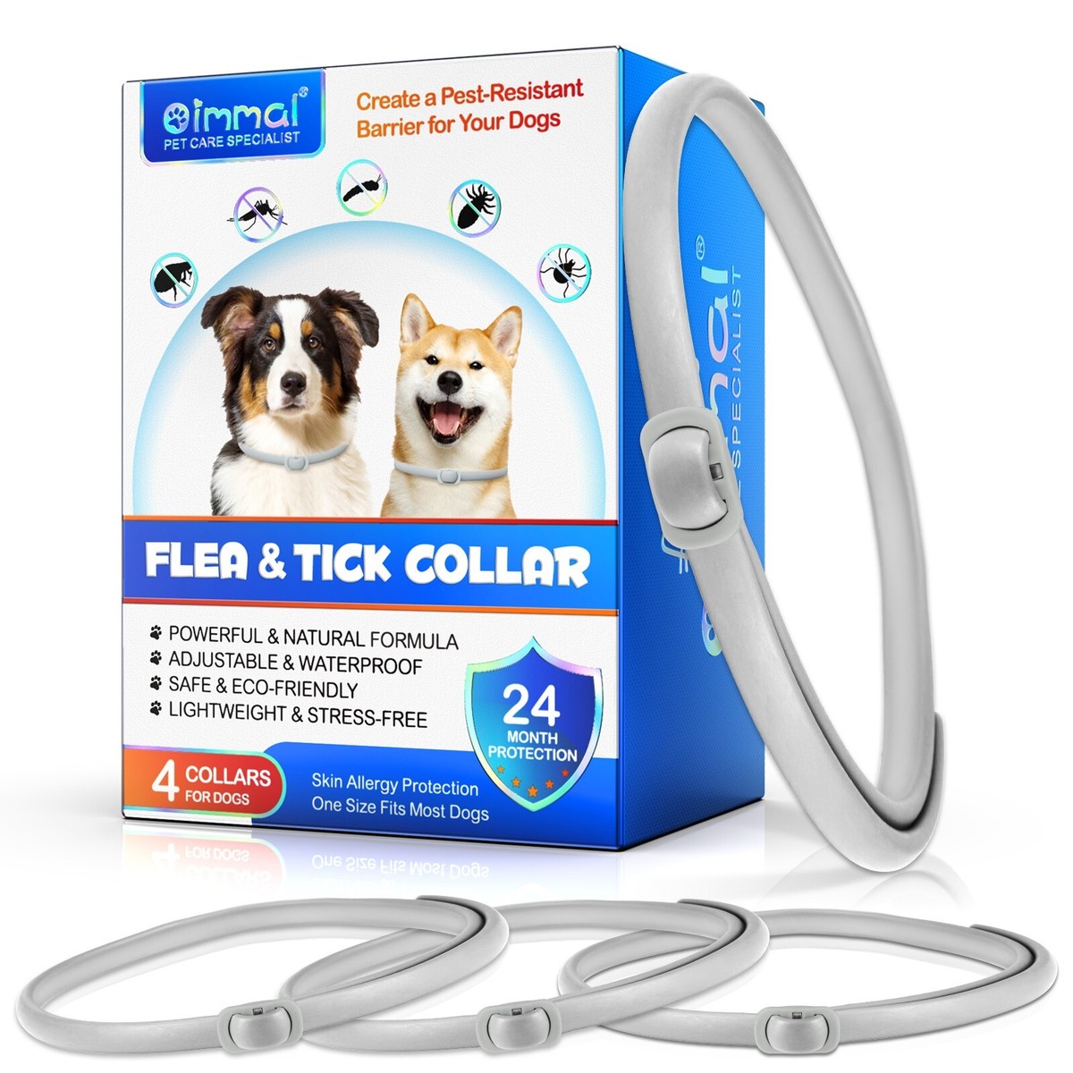 Adams Flea Flea And Tick Control Collars For Dogs Adams Flea Flea