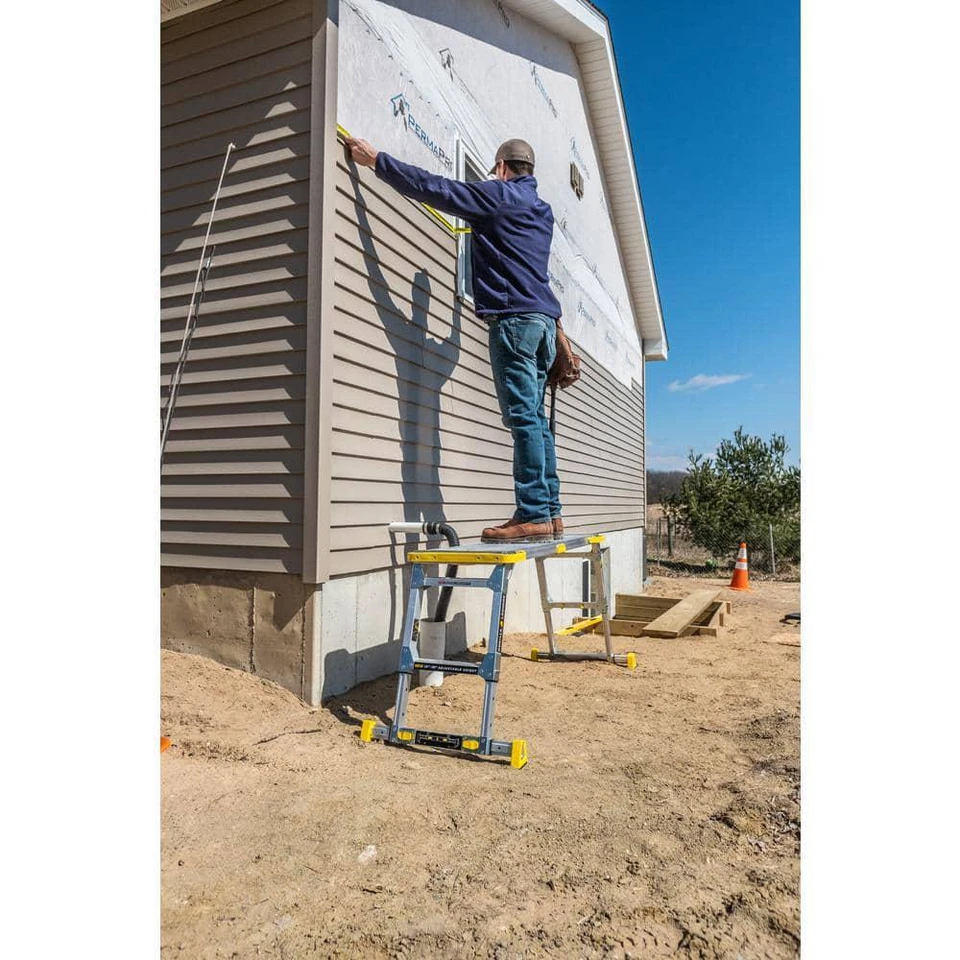 Gorilla Ladders Work Platforms 4.6' x 2.5' Aluminum Heavy-Duty PRO Slim-Fold - Image 2 of 4