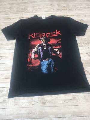 Kid Rock Red Blooded Rock N Roll Redneck Men's T-shirt Large Gildan