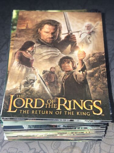 LOTR Return Of The King Collectors Update Edition Complete Base Set 91-162 Topps - Picture 1 of 8