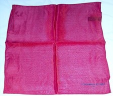 * FRANCESCO SMALTO * POCHETTE SOIE * ROUGE