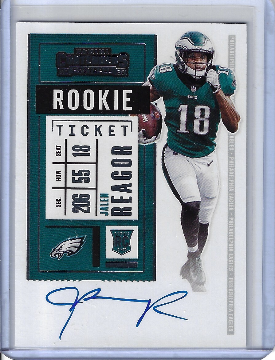 2020 Panini Contenders Jalen Reagor ROOKIE TICKET AUTO Eagles