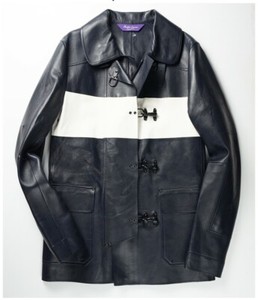purple label leather jacket