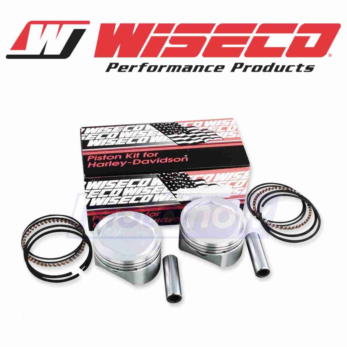 Wiseco VT Piston Kit for 2000-2006 Harley Davidson FXST Softail Standard - cr