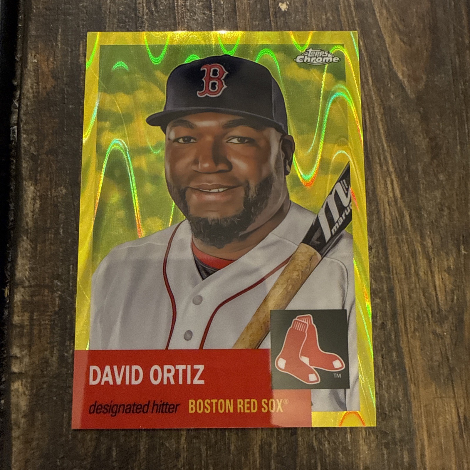 2022 Topps Platinum Anniversary - David Ortiz #197 Yellow wave Refractor /250
