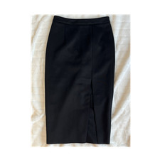 Label Lab Black Midi Pencil Skirt Straight Style Women's Regular Size 8 Skirt
