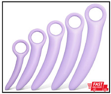5 Size Silicone Pelvic Floor Muscle Dilator Exerciser Trainer Set Silicone Di...