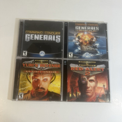 Command & Conquer PC Lot Generals Zero Hour Red Alert 2 Yuri s Revenge