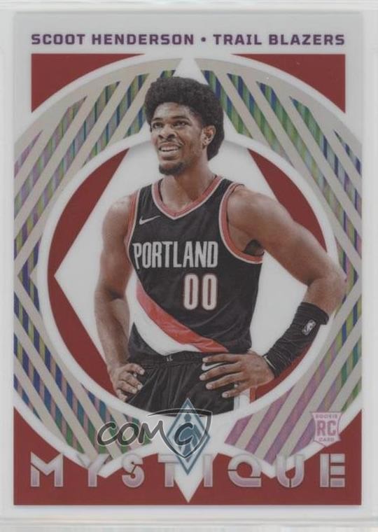 2023-24 Panini Phoenix Mystique Red 42/125 Scoot Henderson #17 17iv