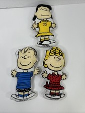 Peanuts Lucy Linus Sally Sewn Pillow Stuffed Toy United Feature Syndicate