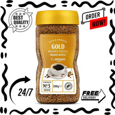 Gold Instant Coffee 200g Medium Roast Smooth Rich Flavor