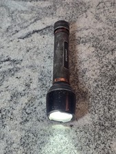 Defiant LED Flashlight Black Aluminum Knurled Grip Compact Handheld