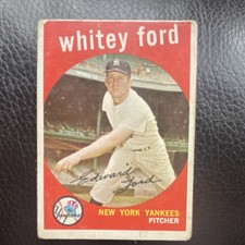 Topps 1959 Whitey Ford #430 New York Yankees MLB Baseball Card Base Set