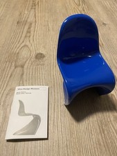 Vitra Miniatur Panton Chair In BLAU, Maßstab: 1:6