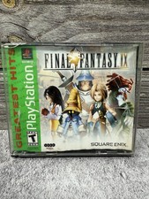 Final Fantasy IX PS1 Original Case Partial Set 2 Discs Only Damaged Case