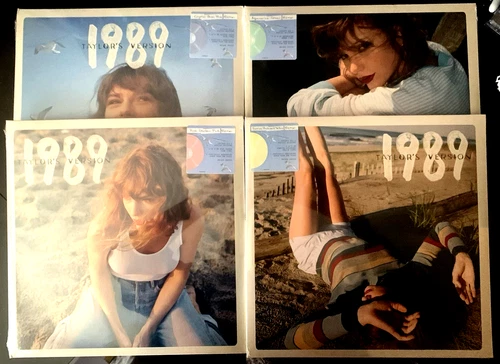Taylor Swift "1989 - Taylor's Version" 4xLP Vinyl Variant Pink Blue Yellow Green