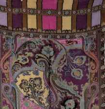 Mel & Davis New York 🔥 100% Wool - Boho Flower Scarf Shawl Big Size