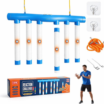 Aornmrs Upgrade Reflex Drop Sticks Challenge Game, Falling Reaction Training Too