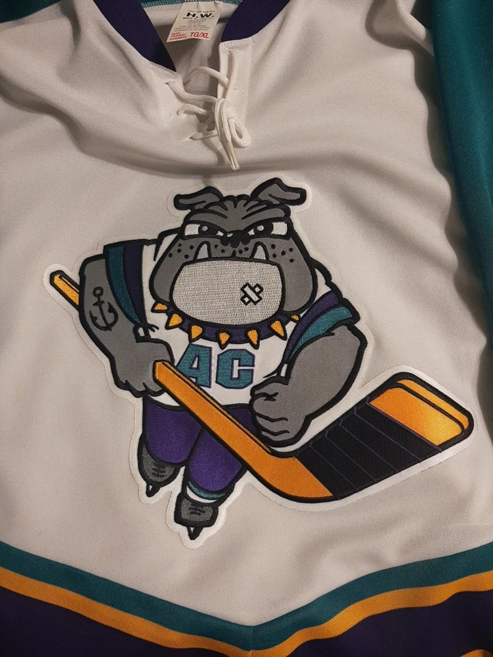 ATLANTIC CITY " BOARDWALK BULLIES " REPLICA HOCKEY JERSEY ( SIZE XL ) - Image 2 of 4