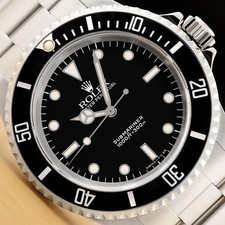 ROLEX 14060 SUBMARINER NO DATE BLACK DIAL STAINLESS STEEL 40MM OYSTER WATCH