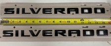 Pair Silverado Door Emblems Badges Lettering 1500 2500 Gloss Black 15 Pair Silverado Door Emblems Badges Lettering 1500 2500 Gloss Black 15
