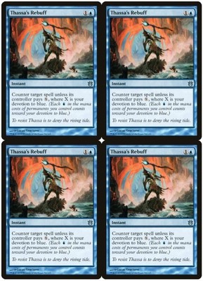 MTG Thassa's Rebuff x4 Born of the Gods Uncommon NM Playset