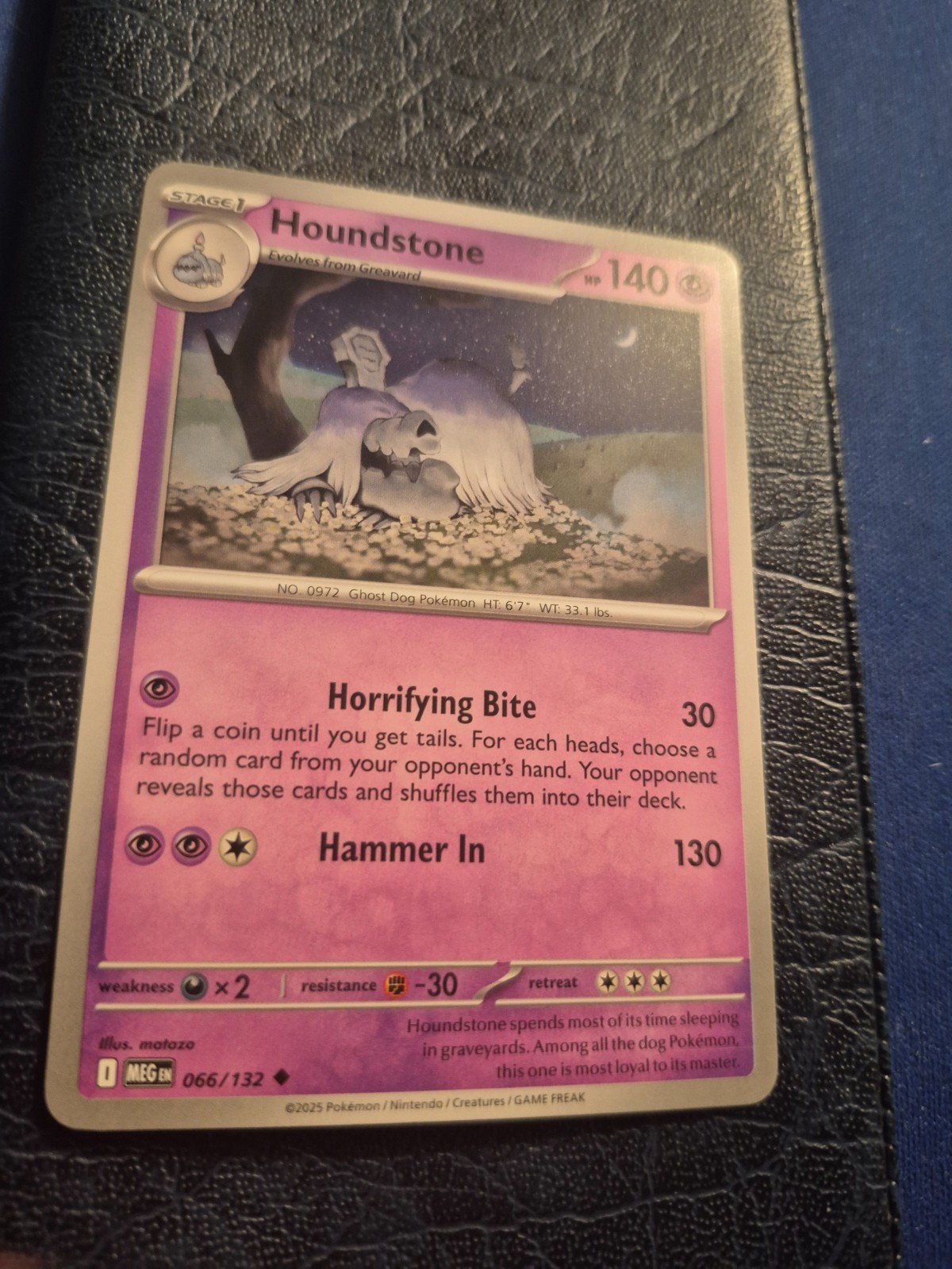 2025 Pokemon Mega Evolutions Houndstone #066/132