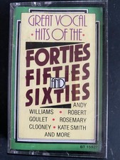 Various Great Vocal Hits of the Forties Fifties and Sixties Cassette 1981 CBS