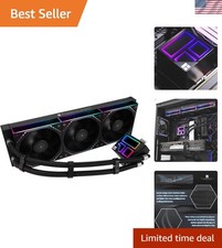 360 AIO CPU Cooler with Infinity Mirror and Triple RGB TL-M12 PWM Fans