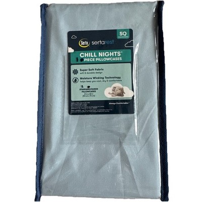 Serta Chill Nights 1 (One) Piece Standard /Queen Pillowcase 21''×30''