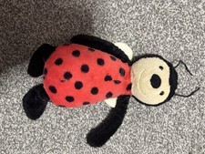 Jellycat I Am Bashful Ladybug Ladybird Soft Plush Toy Rare Retired