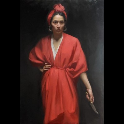 Medea, giclée on canvas, 34''x50'', Unstretched