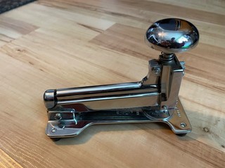 El Casco Tischhefter Hefter Tacker M 15 CT Chrom Schreibtisch Utensil