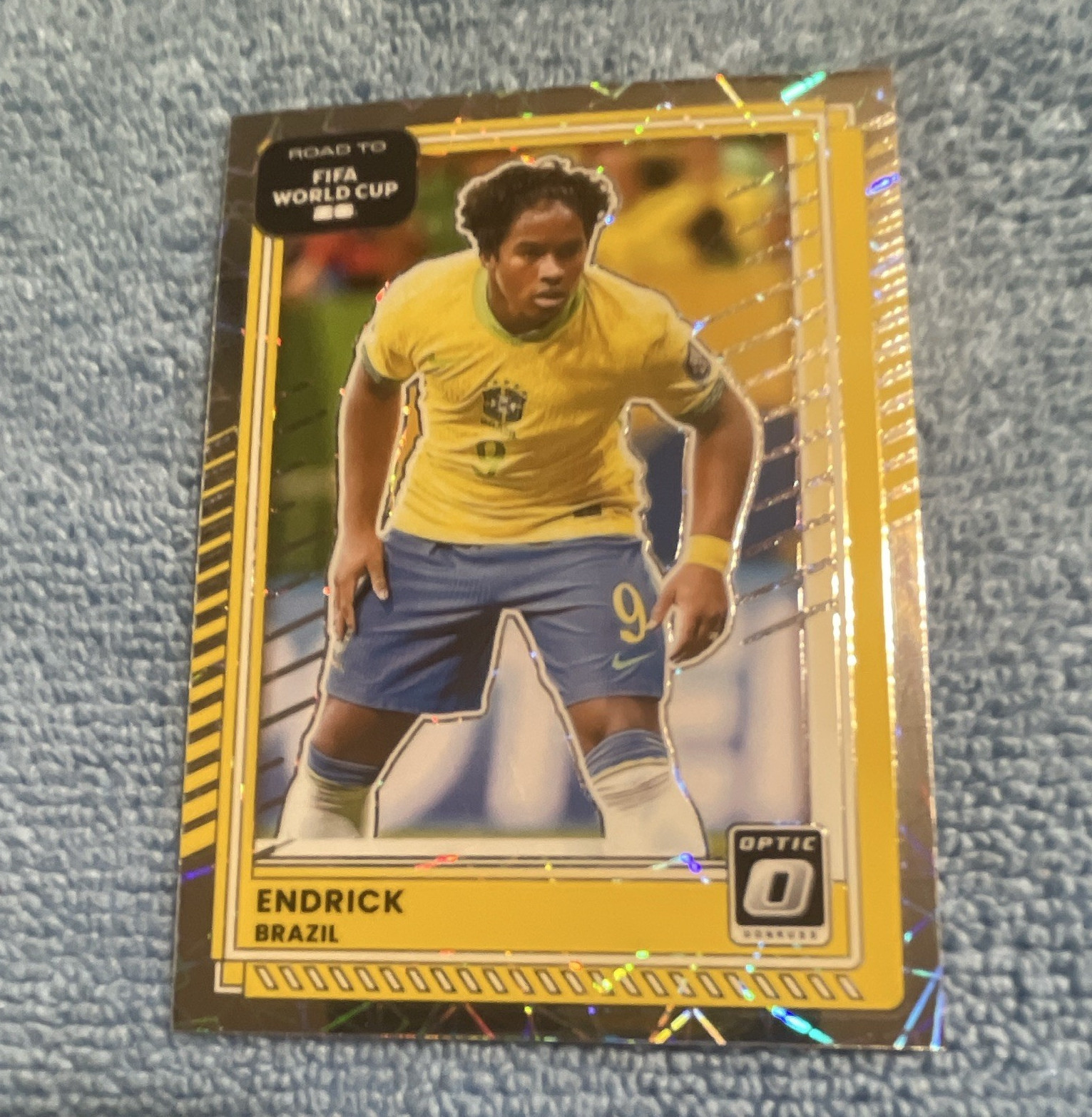 2025-26 Panini Donruss Road to FIFA World Cup - Endrick Velocity Optic Brazil