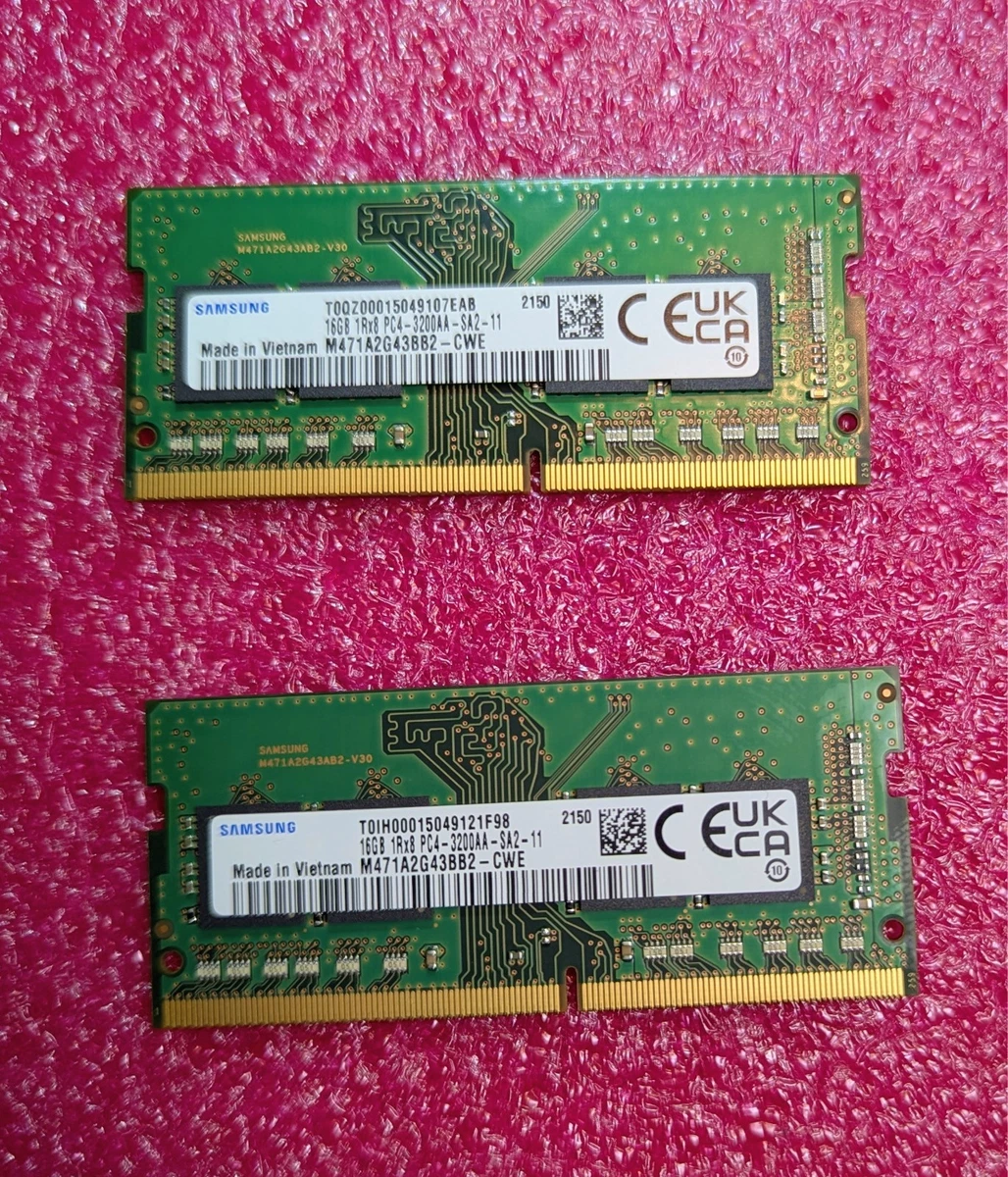 Samsung DDR4 SDRAM 32 GB Total Capacity Memory (RAM) for sale - eBay