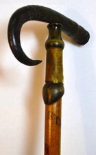 Hand carved wooden walking stick for men women walking cane handmade vintage