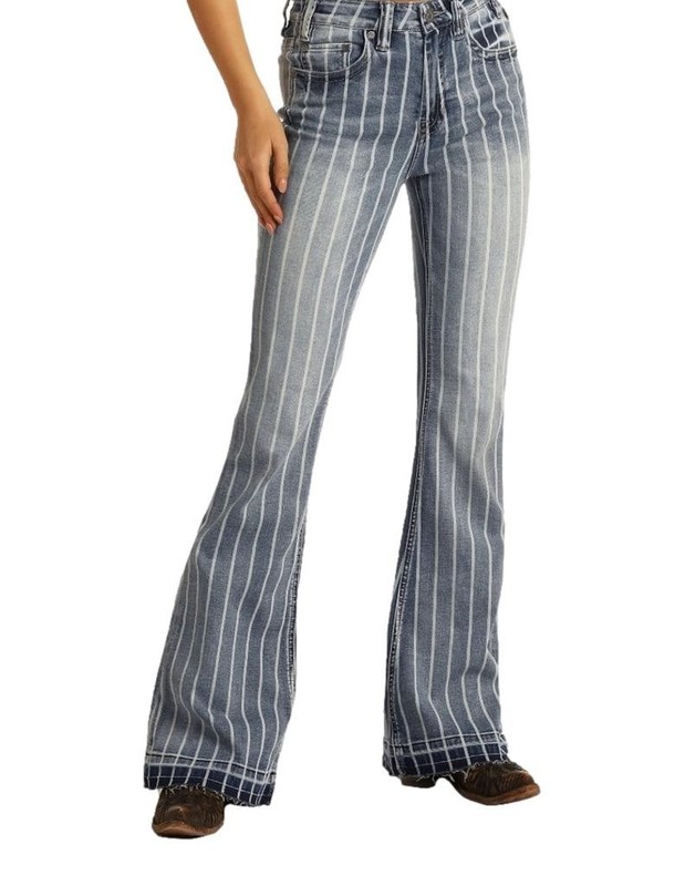 Rock & Roll Denim Jean Women Trouser High Rise 27 X 30 Med W8H2533 CLEARANCE