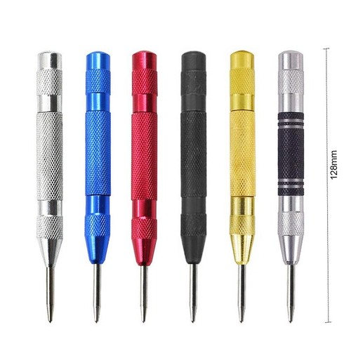 Automatic Center Punch Spring Loaded Tool for Metal Wood Glass Drilling - Picture 7 of 26