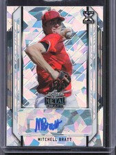 2021 Leaf Metal Draft #BA-MB2 Mitchell Bratt Crystals Auto