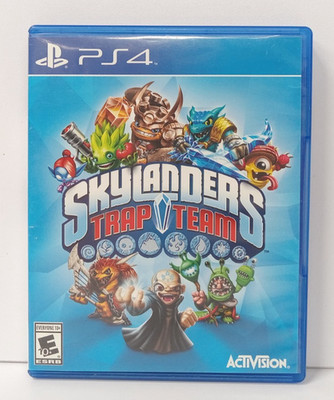 Skylanders Trap Team (Sony PlayStation 4 PS4) Game Disc + Case - Tested, Works!