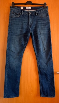 CELIO C15 STRAIGHT FIT JEANS HOSE Größe W34/L32 in Blau