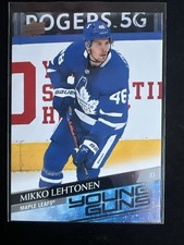 20/21 UD EXTENDED MIKKO LEHTONEN YOUNG GUNS RC ROOKIE #721 Toronto Maple Leafs