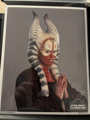 Star Wars Celebration OVP 8x10 Leerfoto Shaak Ti Episode 2 OfficalPix