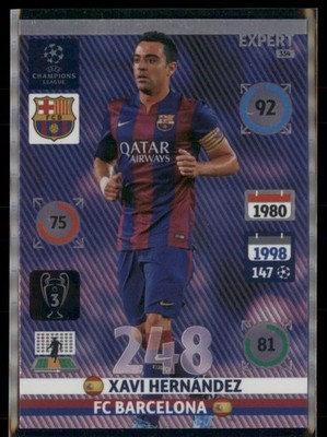 2014-15 Panini Adrenalyn XL UEFA Champions League - Expert Andres Xavi