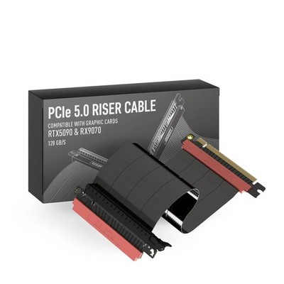 LINKUP AVA5 PCIe 5.0 Riser-Kabel 128GB/s ITX für RTX5090 RX9070 23cm