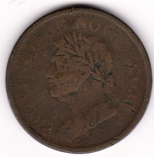 Canada Nova Scotia Penny Token 1824 George lV