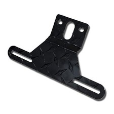 Universal Trailer License Plate Bracket Frame, License Plate Holder, Black