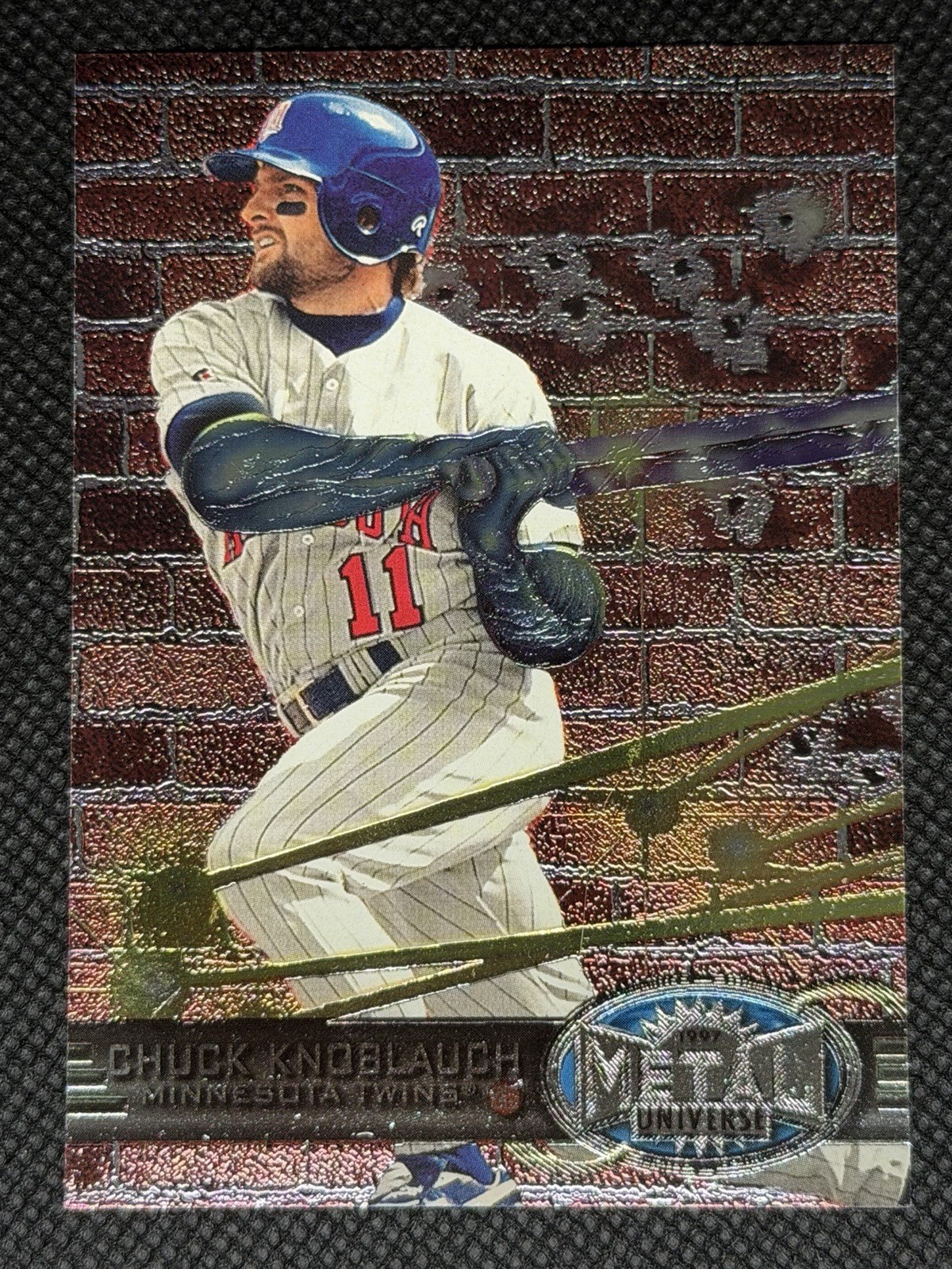 1997 Skybox Metal Universe - Chuck Knoblauch #210