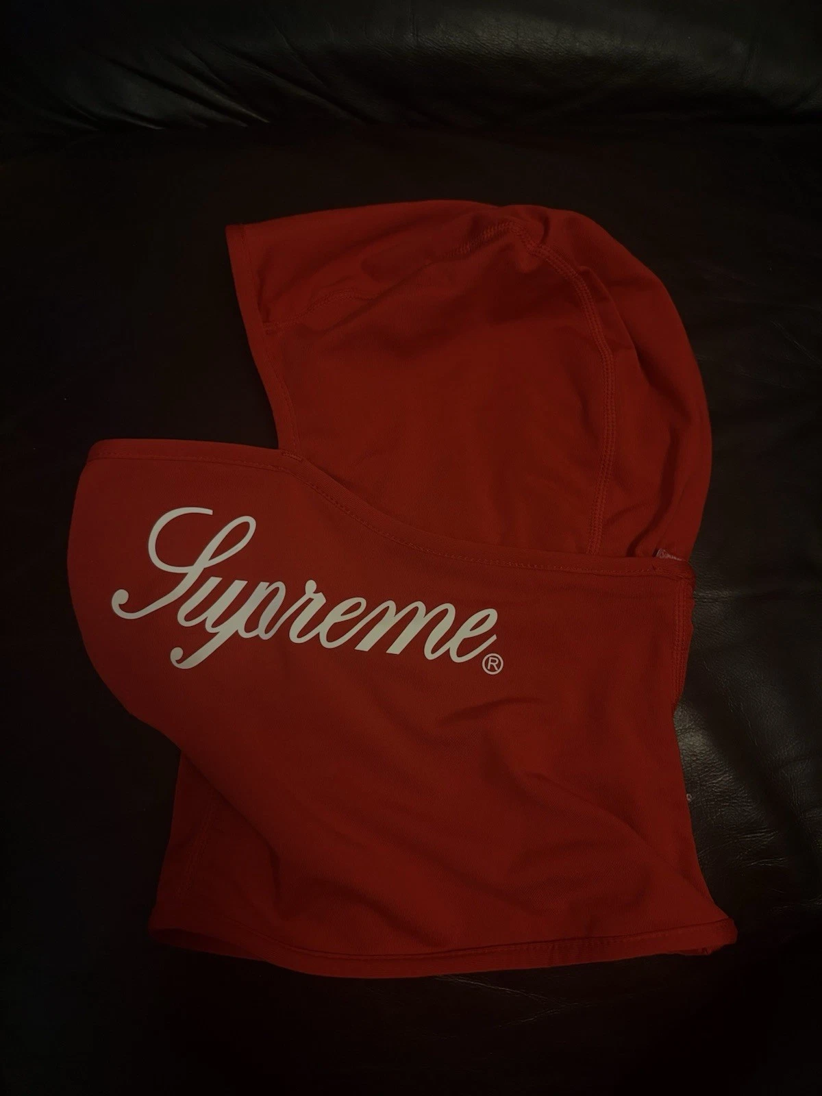Supreme Script Lightweight Balaclava in red